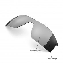 New Walleva Polarized Transition/Photochromic Replacement Lenses For Oakley Radarlock Pitch (OO9182 Series) Sunglasses